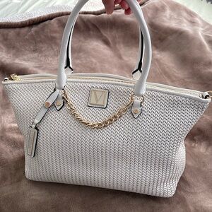 Victoria’s Secret White Woven Purse